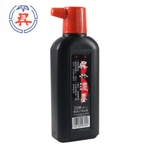 【雙鶖】【請先來電洽詢】 吳竹書法、國畫專用濃墨墨汁180cc(紅頭)
