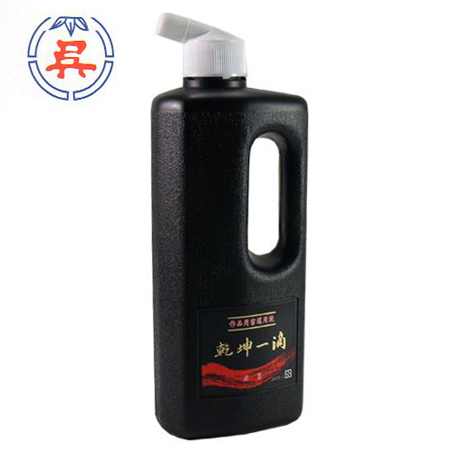 【雙鶖】【請先來電洽詢】吳竹乾坤一滴作品用高級濃墨墨汁360cc(紅色標)/瓶