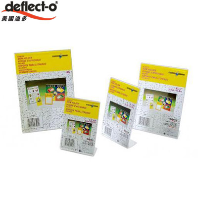 迪多deflect-o  69401  L型標示架(直式)-3.5吋X5吋 / 個