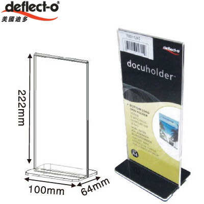 迪多deflect-o  TM011245 T型可拆卸標示架 / 個
