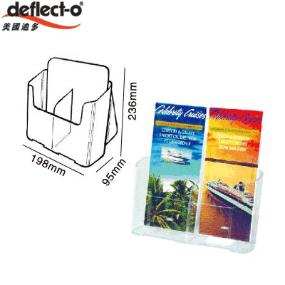 迪多deflect-o   74501  雙格低背目錄架-1/3 A4 / 個
