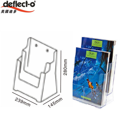 迪多deflect-o  77865  兩層高背目錄架-A4 / 個