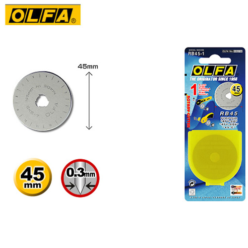 OLFA   RB45-1  拼布刀片  (一片入) / 包