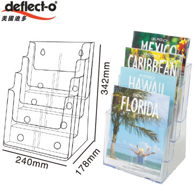 迪多deflect-o  77441  四層高背目錄架-A4 / 個
