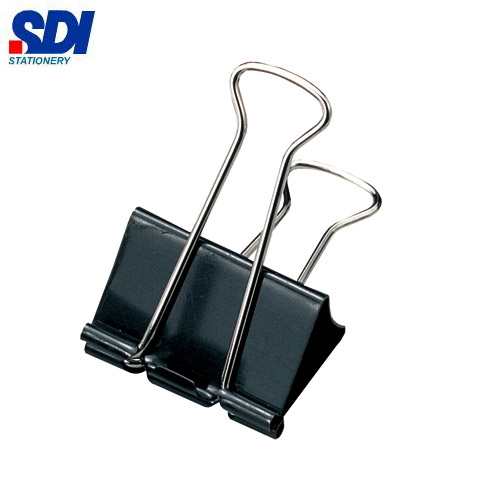 {振昌文具}【手牌SDI】0223B   41mm  黑色長尾夾- 12個入 / 打