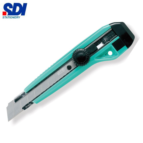 {振昌文具}【手牌SDI】0425C  螺旋鎖定大美工刀  / 支