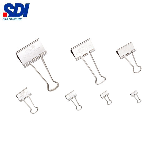 {振昌文具}【手牌SDI】0233T   41mm  銀色長尾夾- 18支入 / 筒