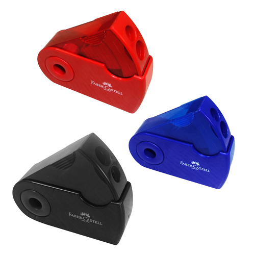 {振昌文具}FABER-CASTELL 輝柏 182701 旋轉盒雙孔削筆器(大小適用) / 個