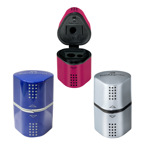 {振昌文具}Faber-Castell 輝柏 183801 183800 精緻多功能三角削筆器 (顏色隨機出貨) / 個