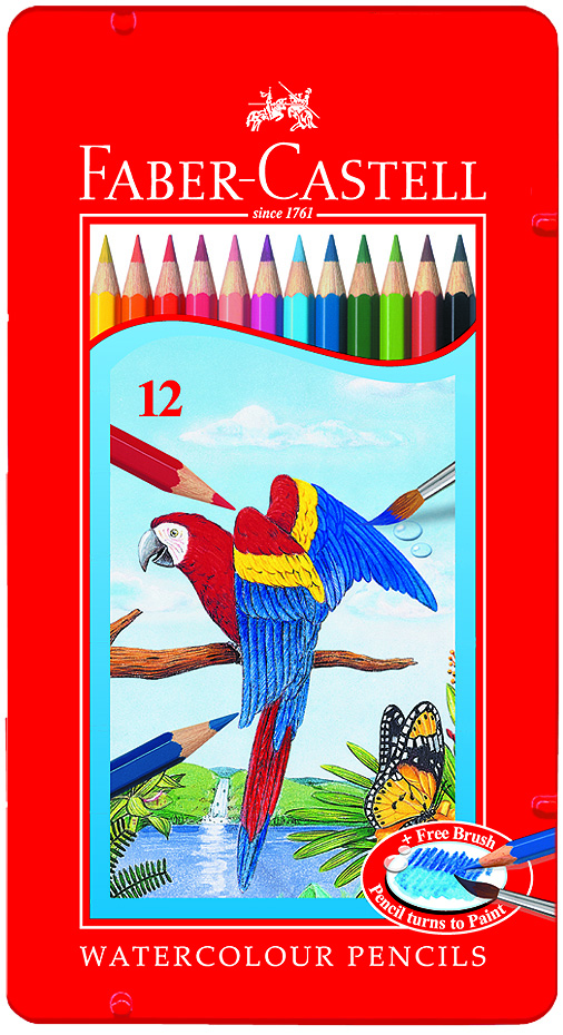 {振昌文具}祕密花園 繪本 紓壓 Faber-Castell 輝柏 115913 水性彩色鉛筆 (鐵盒裝) 12色入 / 盒