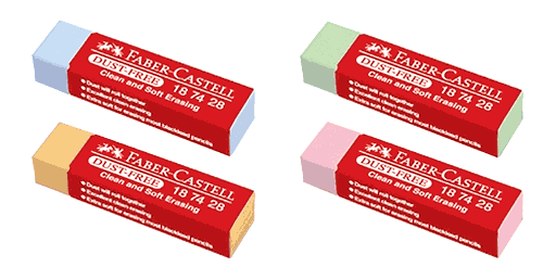 Faber-Castell 輝柏 187125 美白橡皮擦(顏色隨機出貨) / 個