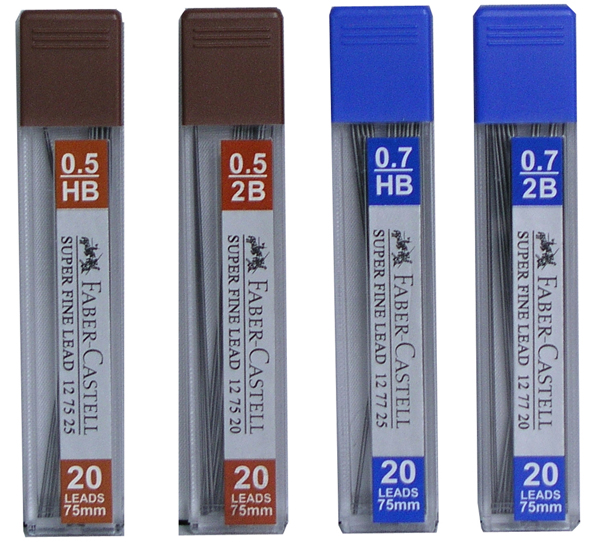 {振昌文具}Faber-Castell 輝柏 127520-12~127725-12 自動鉛筆筆芯75mm / 筒