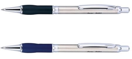 {振昌文具}【Pentel飛龍】B460 Sterling 不鏽鋼原子筆0.8mm / 支