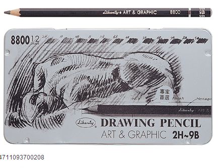 利百代 CB-8800 專家用繪圖鉛筆 -12支入 / 盒