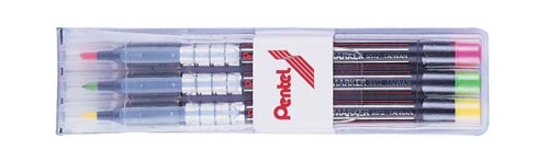 {振昌文具}【Pentel飛龍】S512-3 螢光筆 3.5mm -3色入 / 盒