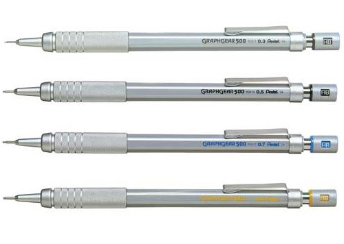 {振昌文具}【Pentel飛龍】PG519 GRAPHGEAR 500 製圖鉛筆 0.3mm-0.9mm / 支