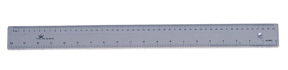 {振昌文具}【徠福LIFE】KR-50 塑膠直尺( 50cm) / 支