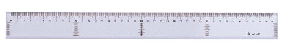 {振昌文具}【徠福LIFE】 AR-400 高級壓克力直尺( 40cm) / 支