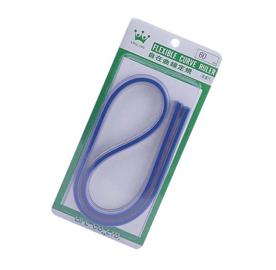 {振昌文具}【徠福LIFE】NO.4103 曲線尺60cm(有刻度) / 片