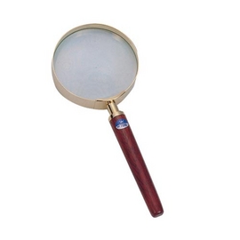 {振昌文具}【徠福LIFE】  NO.7096 高倍率放大鏡-6倍(3吋花梨木金框高倍率) / 支