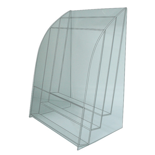 {振昌文具}【徠福LIFE】 NO.1216 壓克力型錄架-A4規格(三層) / 個