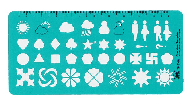 {振昌文具}【徠福LIFE】  TP-74A 美術定規-111x233x0.8MM / 片