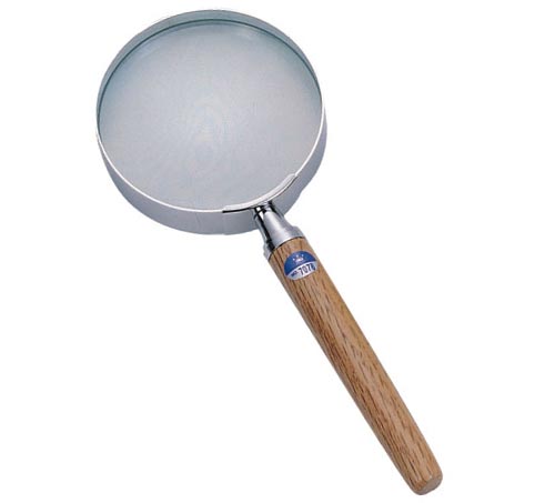 {振昌文具}【徠福LIFE】 NO.7078高倍率放大鏡-6倍(3吋銀框高倍率) / 支