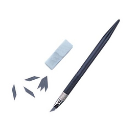 {振昌文具}【徠福LIFE】D-500筆刀 (附刀片) /支