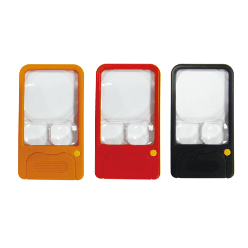 {振昌文具}【徠福LIFE】 NO.7371 口袋型照明放大鏡(顏色隨機出貨) / 個