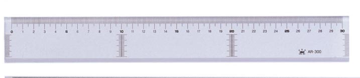 {振昌文具}【徠福LIFE】AR-300 高級壓克力直尺( 30cm) / 支