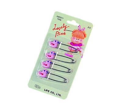 {振昌文具}【徠福LIFE】A-4 安全別針(每排12卡48支入) / 盒