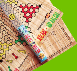 {振昌文具}【雷鳥】 LT-233 兩用軟性棋板(象、跳棋) / 片
