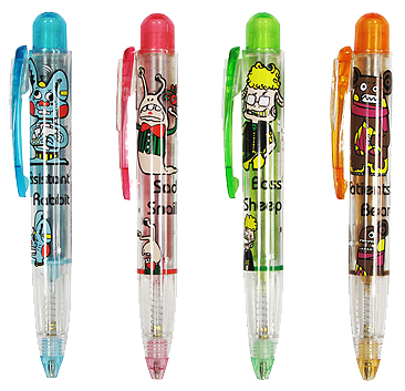 	{振昌文具}【筆樂PENROTE】PB0699 MEGU 家族兩用鉛芯筆 36支 / 筒