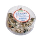 {振昌文具}【徠福LIFE】 NO.615 銀色兩用票夾(筒裝)15mm -30支入 / 筒 