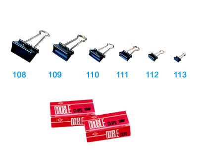 {振昌文具}【徠福LIFE】 NO.110(224) 黑色兩用票夾(32mm) / 小盒