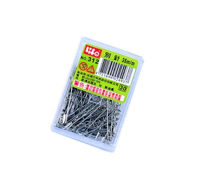 {振昌文具}【徠福LIFE】NO.312 別針(35mm50支入) / 盒