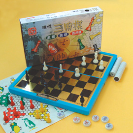 {振昌文具}【雷鳥】 LT-306 磁性三用棋 / 盒