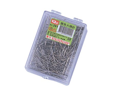 {振昌文具}【徠福LIFE】 NO.261 大頭針(500支入) / 盒