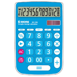 {振昌文具}E-MORE 商用計算機 SD-12N/台 (顏色隨機出貨)