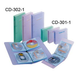 【雙鶖】【請先來電洽詢】CD-302-1 果凍色四孔CD保存夾 /本