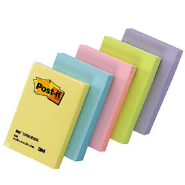 【3M】656-5A 可再貼便條紙系列 粉紫/本
