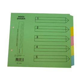 【雙鶖】【請先來電洽詢】A48835 二孔西德夾5段 分隔紙/包