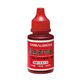 【雄獅】ASI-R/B 原子印油補充液-紅/瓶