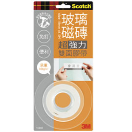 【3M】V1804 Scotch 玻璃磁磚 超強力雙面膠帶/個