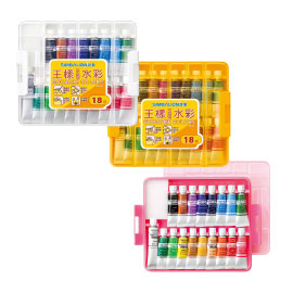 【雄獅】GCP-18 王樣不透明水彩18色/組