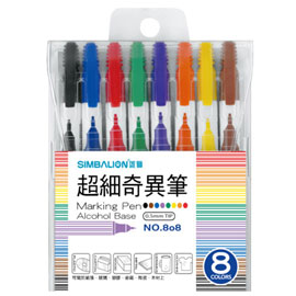 【雄獅】 808 奇異筆 八色組/組