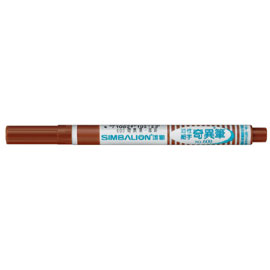 【雄獅】600 奇異筆 咖啡色/支