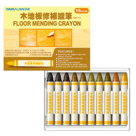 【雄獅】FMC10 地板蠟筆-10色/組