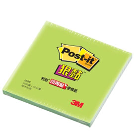 {振昌文具}【3M】255S-6 利貼 狠黏 迷你便條紙系列 綠 /本 