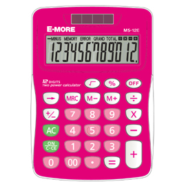 {振昌文具}E-MORE 國家考試 計算機 MS-12E /台 (顏色隨機出貨)